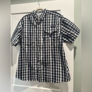 Columbia PFG Super Bonehead Men's Fishing Shirt navy white